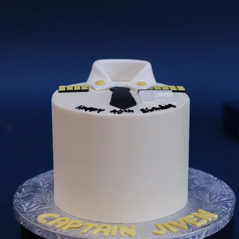Pilot Uniform Birthday Cake
